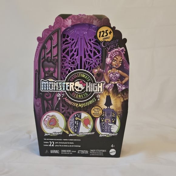 📦🔥Monster High Skulltimate Secrets Monster Mysteries Playset, Clawdeen Wolf